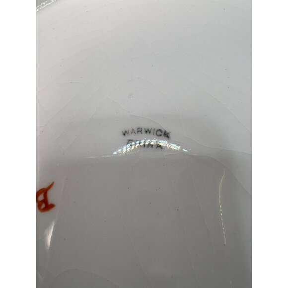 1890's Warwick China Serving Bowl No Chips - Picture 7 of 8